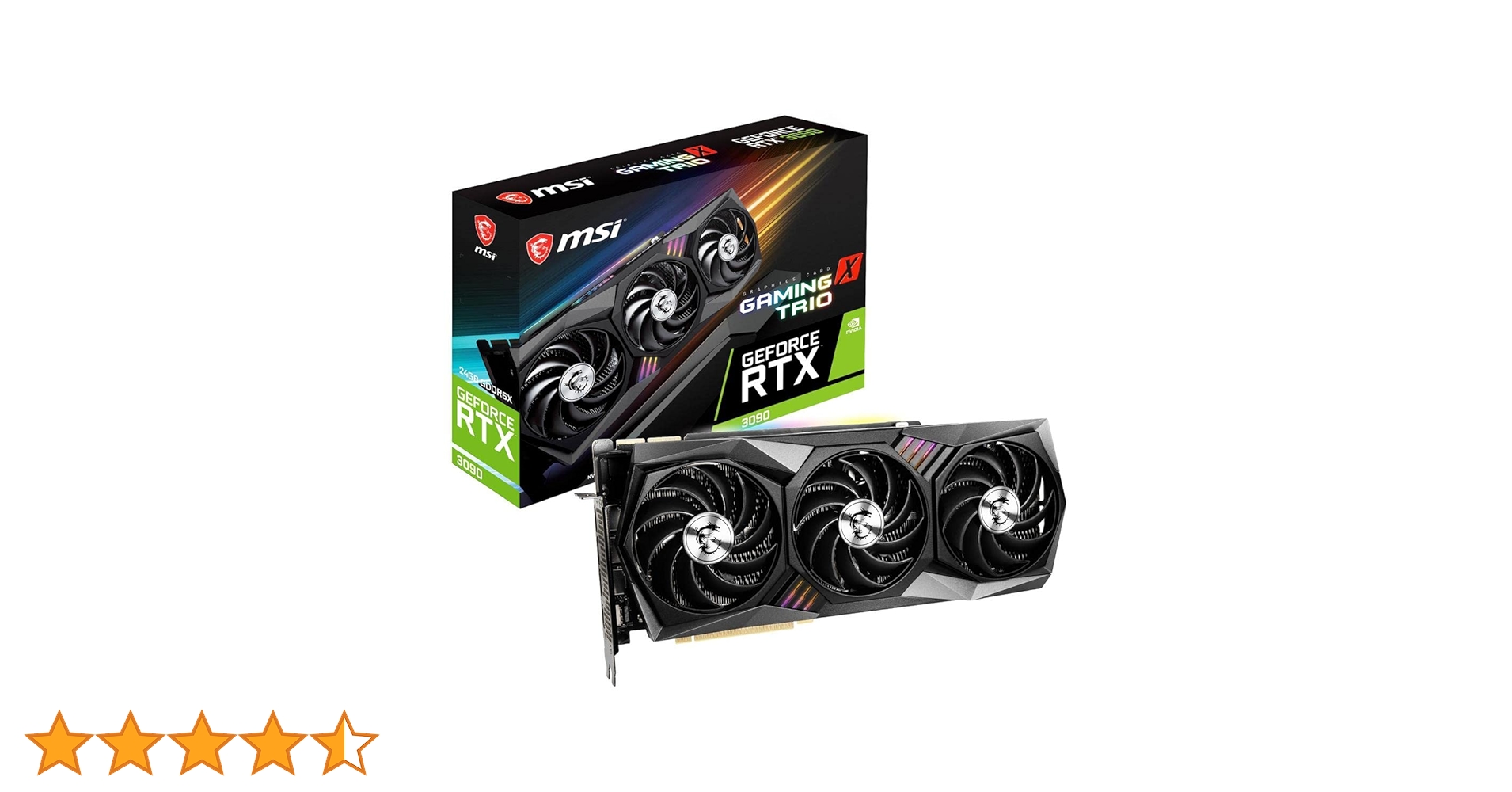 Amazon | MSI GeForce RTX 3090 GAMING X TRIO 24G グラフィック